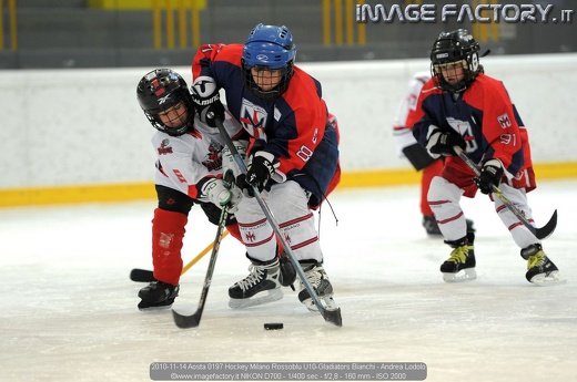 2010-11-14 Aosta 0197 Hockey Milano Rossoblu U10-Gladiators Bianchi - Andrea Lodolo
